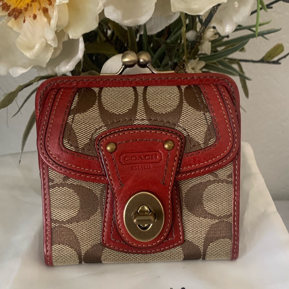 Vintage Coach Gigi legacy 65th anniversary wallet/ billfold RARE Y2K “FIRM PRICE
